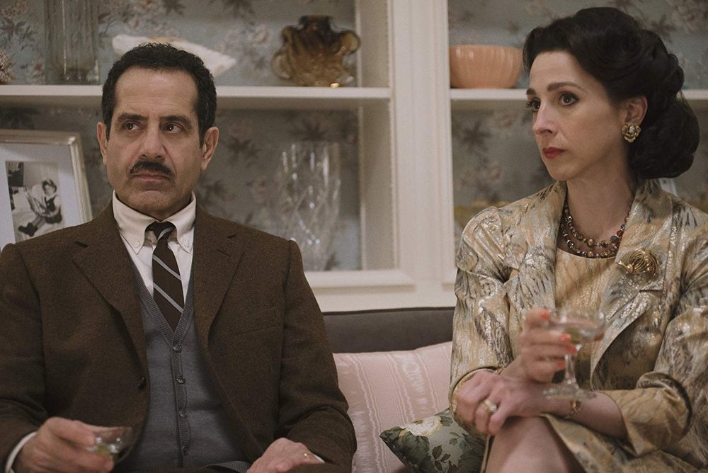 تونی شالهوب و مارین هینکل در سریال تلویزیونی «خانم میسل شگفت انگیز»(The Marvelous Mrs. Maisel)